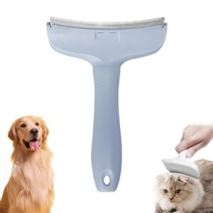 V Tooth Deshedding Comb, V-Tooth Deshedding Comb For Pets, Dog & Cat Grooming Brush For Shedding, Tight V-Shaped Teeth Shedding Combs With Ergonomic Handle