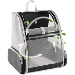 Bubble Backpack Pet Carriers for Cats and Dogs (Black)