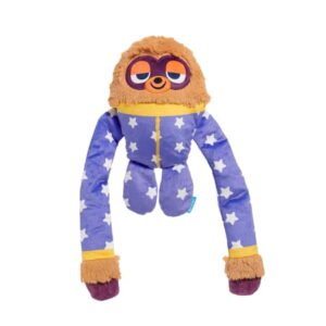 Bark Retail 109368 Slow Jams Dan Pajama Party Sloth Plush Toy