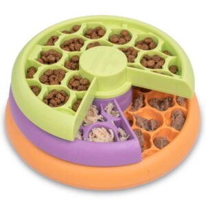 Catstages Kitty Lickin’ Layers Interactive Cat Slow Feeder Treat Puzzle Toy