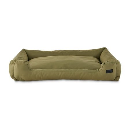 Vibrant Life Large Durable Sofa Pet Bed, Olive, 36″ x 27″