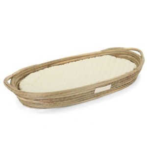 Rutledge & King Rattan Dog Bed – Pet Bed – Dog Beds & Furniture (Natural)
