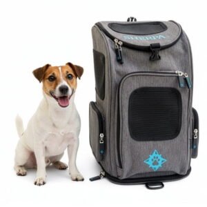 Sherpa 2-in-1 Backpack Travel Pet Carrier, Airline Approved & Guaranteed On Board, Gray, Medium