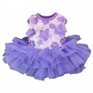 TELOLY Dog Cat Dress Lace Skirt Pet Puppy Dog Princess Apparel Clothes Xx Small Puppy Clothes Sweaters for Small Female Dogs Teacup Puppy Clothes
