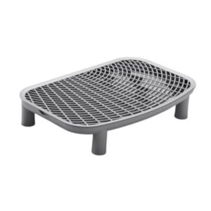 Bvdfgk Cat Litter Ramp Litter Box Step Reusable Easy to Clean Anti Slip,Accessories Pet Gray