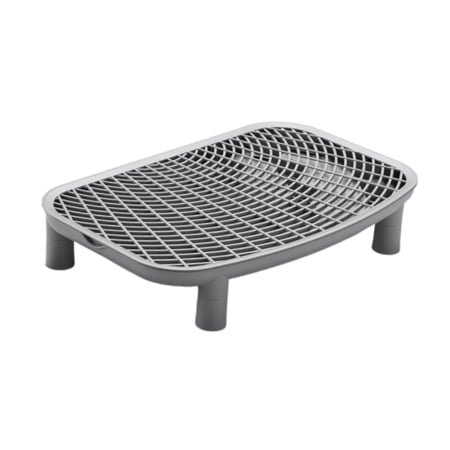 Bvdfgk Cat Litter Ramp Litter Box Step Reusable Easy to Clean Anti Slip,Accessories Pet Gray