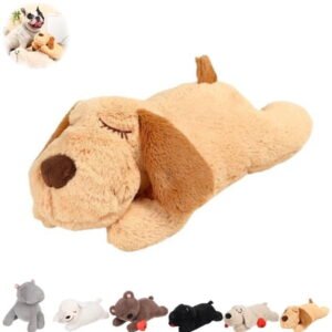 Plush with Heartbeat for Cats, Heartbeat Plush Cat Toy, Plush Cat Toy with Heartbeat for Cats, Cat Snuggle Plush Toy, Comforting Cat Plush for Home