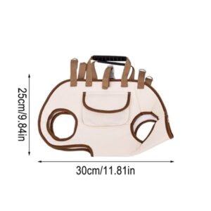 Dog Full Body Lift Harness for Small Dogs, Multi-Function Hands Free Shoulder Yorkie Pet Carrier Backpack, Adjustable Breathable Vest Straps with Treat Bag for Small to Medium Dogs & Cats M