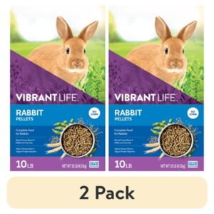 (2 pack) Vibrant Life Rabbit Pellets, 10 lb