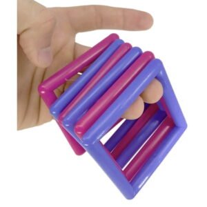 2046 pk6 Large Plastic Squares Foot Talon Bird Toy