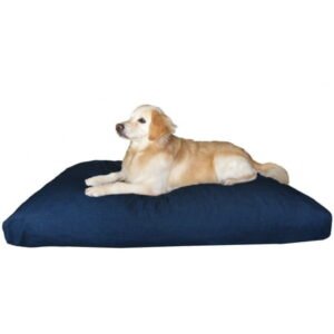 Dogbed4less Orthopedic Shredded Foam Dog Bed Pillow 55″x37″ with Washable Waterproof Denim Cover