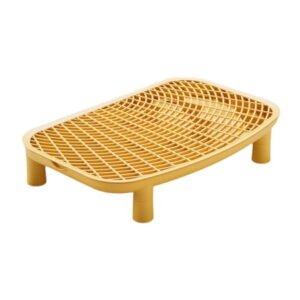 Bvdfgk Cat Litter Ramp Litter Box Step Reusable Easy to Clean Anti Slip,Accessories Pet Yellow