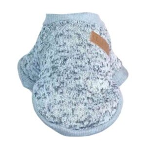 GASTROPOD Snug Fit Dog Clothes Resists Cold Body-Hugging Grey S