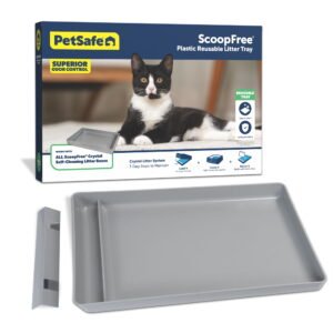 PetSafe ScoopFree Crystal Reusable Tray, Compatible w/ ScoopFree Crystal Self-Cleaning Litter Boxes