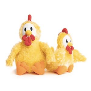 Fluffy Chicken Plush Toy by fabdog® (2 sizes)