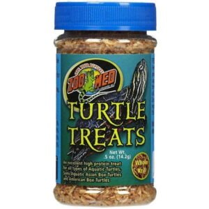 Zoo Med Turtle Treats Whole Krill High Protein Treat for All Turtles [Reptile Tortoise Food, Reptile Crickets and Insects, Reptile Aquatic Turtle Food, Reptile Supplies] 3 oz (6 x 0.5 oz)