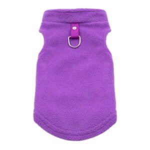 Zhuge Soft Lightweight Breathable Pet Vest Sweaters & Jackets for Dogs & Cats, Cozy Spring-Autumn Puppy Apparel – Purple, Size XL, 1 Piece
