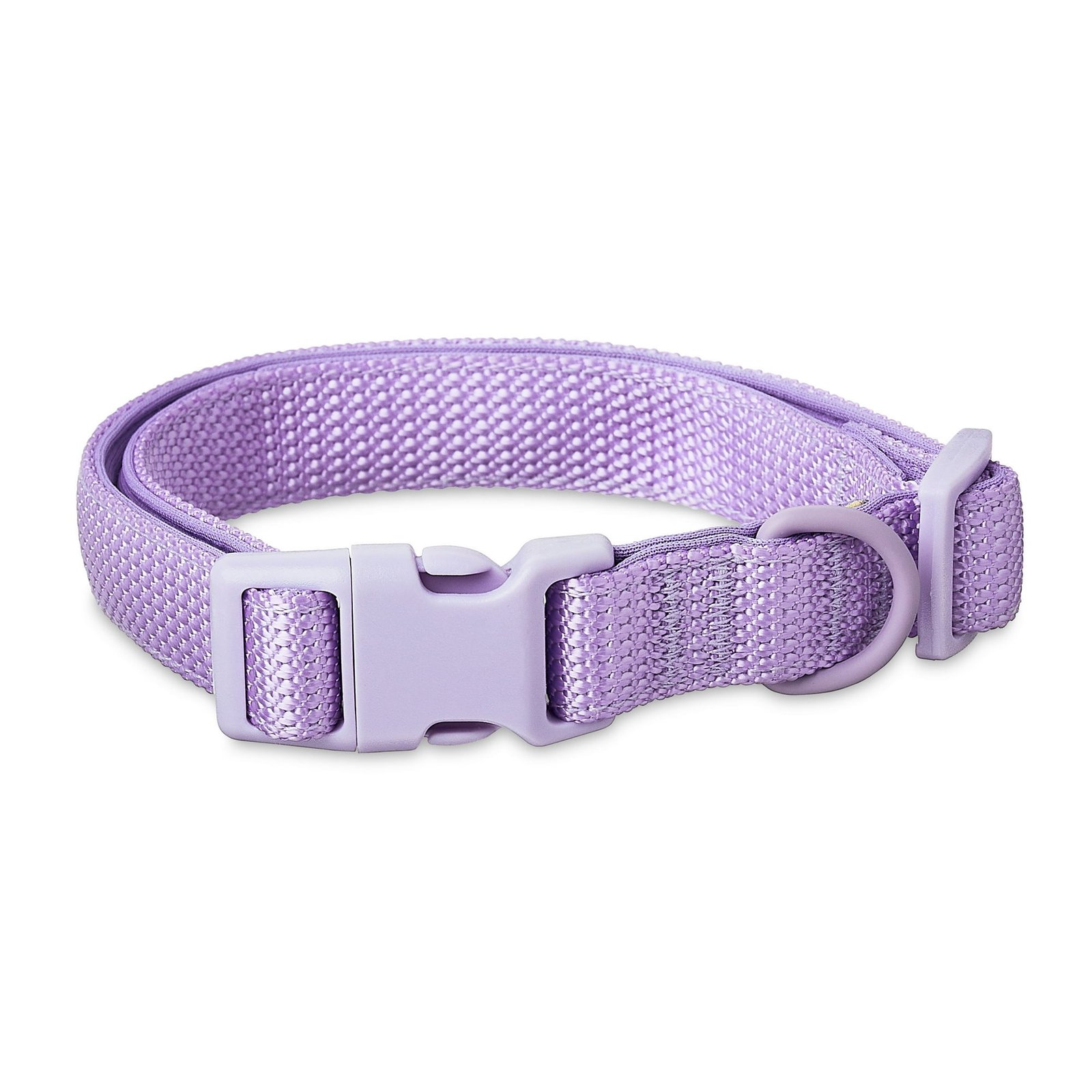 Vibrant Life Adjustable Neoprene Cushioned Dog Collar, Lilac, Medium