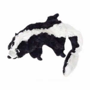 Plush Bottle Skunk Toy – Black