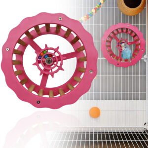 Bird Parakeet Toys – Swing Hanging Standing Chewing Hammock Climbing Ladder Bird Cage Colorful Toys Suitable for Budgerigar, Parakeet, Conure, Cockatiel, Mynah, Love Birds, Finches