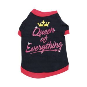 Unique Bargains Dog T Shirt Puppy Small Pet Sweatshirt Clothes Apparel Vest Clothing Black
