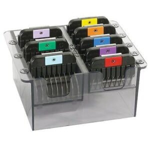 Stainless Steel Attachment Clipper Combs for Dogs Dog Grooming Kit Available (Bulk Kit – All 8 Combs)