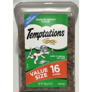 Temptations Seafood Medley Cat Treat 16 oz (Pack of 10)