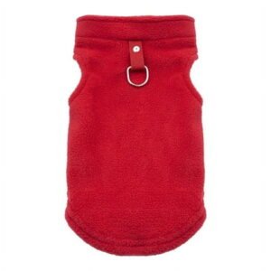 Zhuge Soft Lightweight Breathable Pet Vest Sweaters & Jackets for Dogs & Cats, Cozy Spring-Autumn Puppy Apparel – Red, Size M, 1 Piece