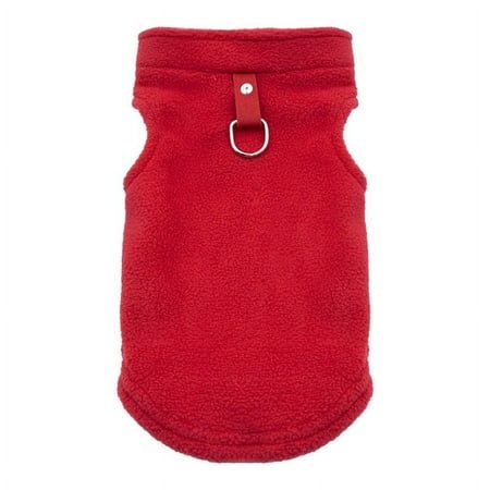 Zhuge Soft Lightweight Breathable Pet Vest Sweaters & Jackets for Dogs & Cats, Cozy Spring-Autumn Puppy Apparel – Red, Size M, 1 Piece