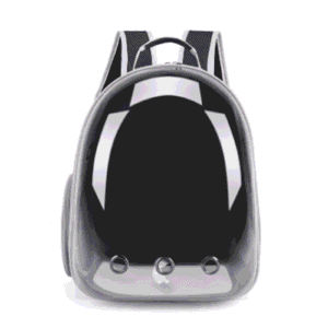 BESTSKY Cat Carrier,Anxiety-Relieving Transparent Window Cat Backpack,Comfortable 360°Breathable Mesh Cat Backpack Carrier,Expandable Space Cat Bag,Black