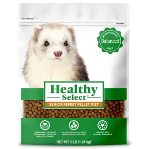 Healthy Select Senior Ferret Pellet Diet for Small Animals 4 lbs.