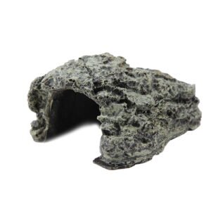 Fish Hiding Cave,Aquarium Cave Frog ,House for Outside Garden, Turtle Reptile Basking Hide Habitat Decoration Ornament[S]