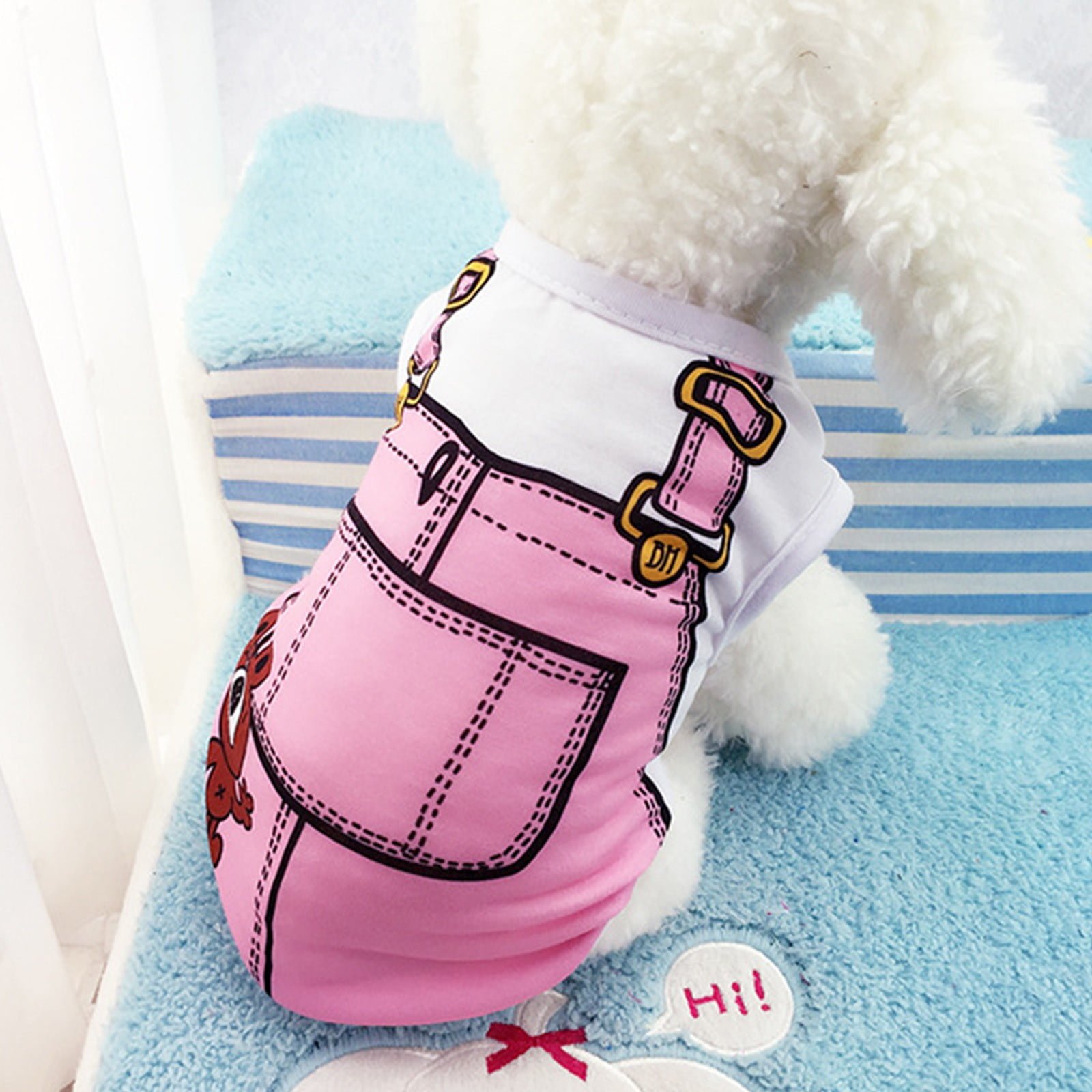 Twfbrm Animal Dog Clothes, Breathable Pet Shirts, Puppy Sweatshirt Dog Clothes Outfit Apparel Shirt for Small Medium Dogs Cats