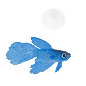 Artificial Aquarium Fish Decorations Silicone Betta Moving Floating Realistic Fake Fish for Ornaments