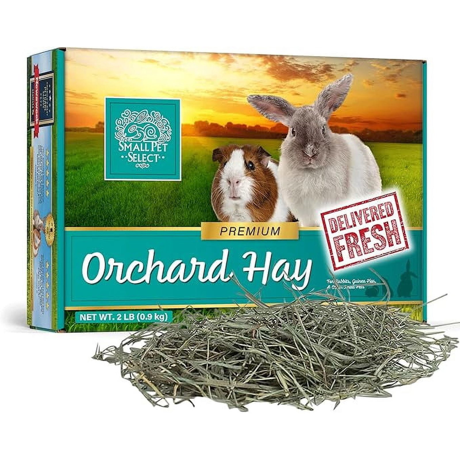 Small Pet Select Orchard Grass Hay Pet Food, 2 Lb.