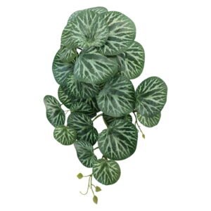 Reptile Plants for Terrarium, Artificial Hanging Plastic Plants with Suction Cups，Amphibian Tank Habitat Decor fit for Bearded Dragons Chameleon Lizards Snake