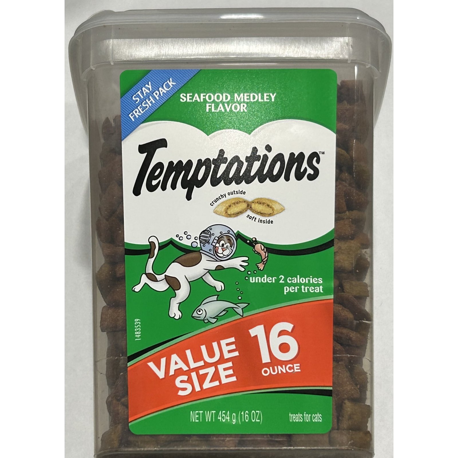 Temptations Seafood Medley Cat Treat 16 oz (Pack of 24)