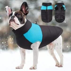 1Pack Dog Coat Winter Warm Waterproof Jacket Puppy Vest Outdoor Pet Windproof Apparel Dog Clothes for Cold Weather, Soft Vest for Small Medium Large Dogs