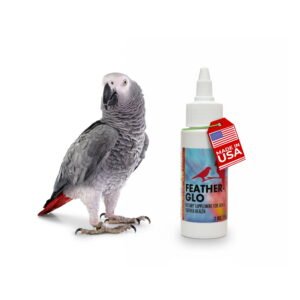 Morning Bird Feather Glo Bird Supplement with Palm Oil, 2 fl oz