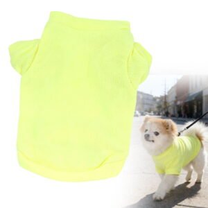 Cozy Dog Shirts Stretchable Comfortable Pet Apparel for Small Puppies,Ideal for Chihuahuas,pet clothes,puppy apparel,XS,Yellow