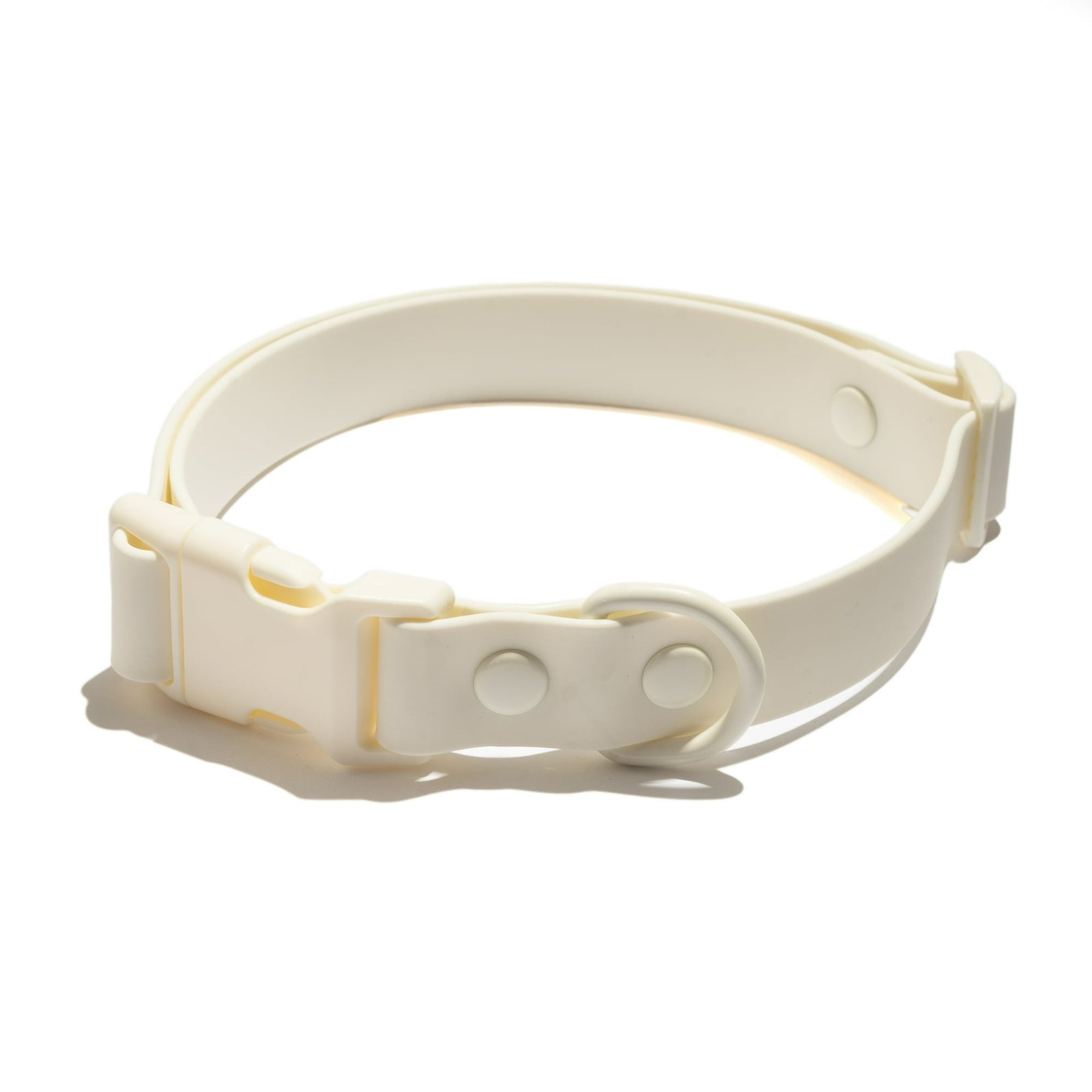 Vibrant Life Water and Dirt Resistant Fashion Dog Collar, Cream, Small