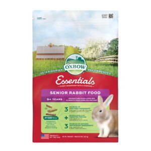 Oxbow Animal Health Essentials Senior Rabbit Food – Dry Pellet – 8lbs