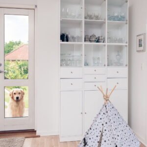 TEHAUX Indoor Pet Tent Shelter, Portable Washable House for Dogs, Cats, and Small Pets