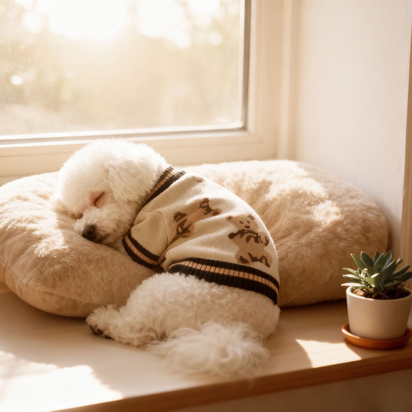 Dog Sweater Cute Bear Dog Cardigans Clothes Puppy Knitting Coat Soft Pet Fall Winter Warm Apparel For Small Medium Dogs Boy Girl Cat Sweaters Outfits(White Red Xs S M L Xl) Pet Clothes Birthday Gift