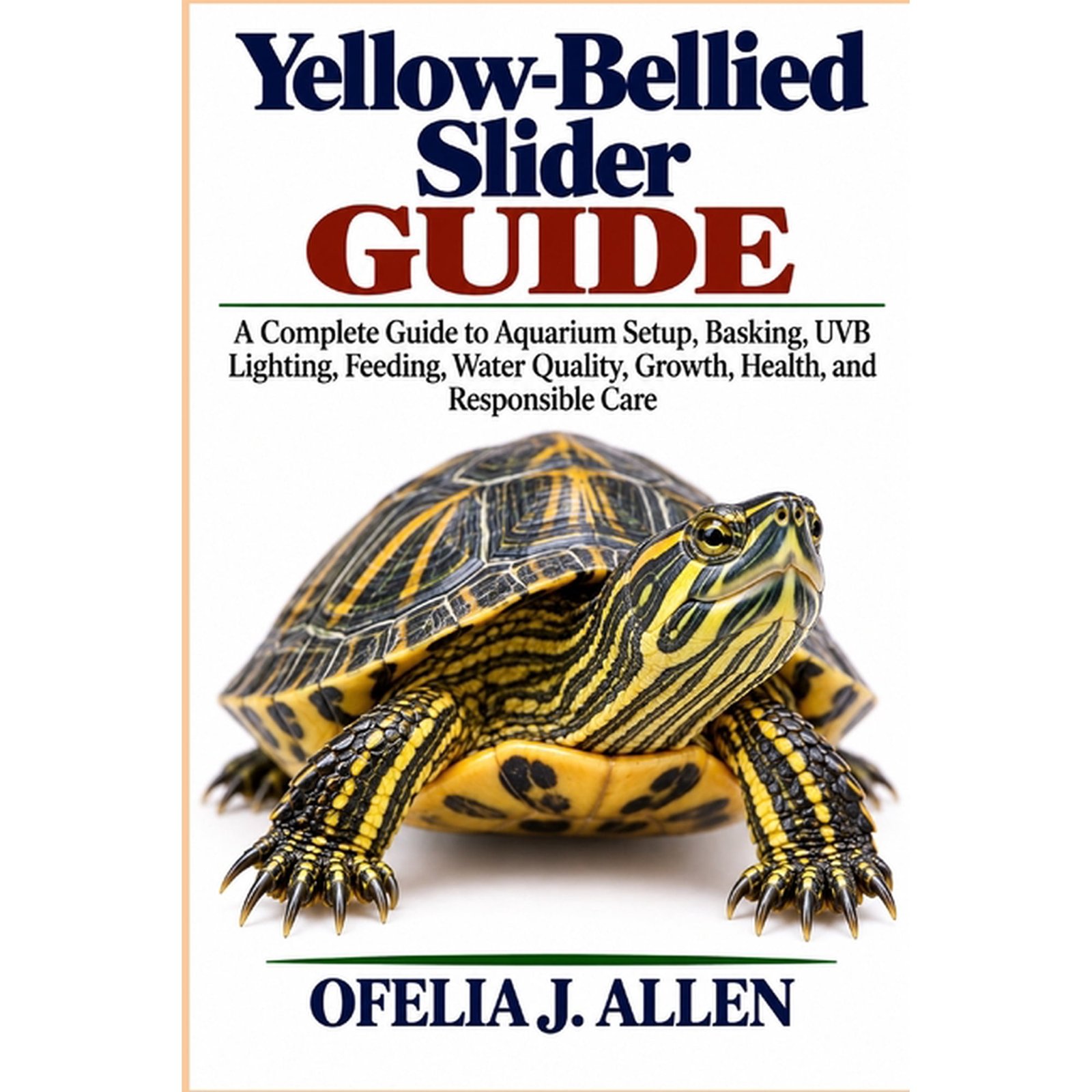 Yellow-Bellied Slider Guide: A Complete Guide to Aquarium Setup, Basking, UVB Lighting, Feeding, Water Quality, Growth, , (Paperback)