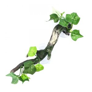 ZULAR Reptile Plants Vines for Climbing Habitat Decor Branches with Lifelike Leaves for Lizard Spider Snake Gecko Frog Terrarium Plants