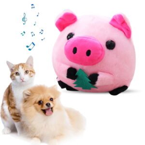 Interactive Smart Dog Toy with Voice Recording Singing Dancing Functions USB Rechargeable Active Moving Pet Entertainment