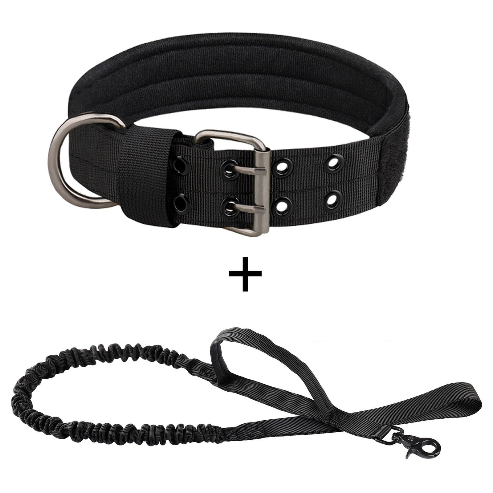 Dog Collar and Leash Set | Heavy Duty for Large and Medium Dogs | Nylon Dog Training Collar and Leash for Walking Training