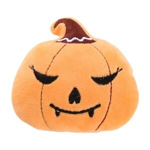 Halloween Catnip Cat Toy Set, Plush Pumpkin Ghost Spider Bat Shaped Interactive Chew Toys with Squeaker & Feathers for Indoor Kittens, Holiday Gift for Cat Lovers, Festive Playtime Fun