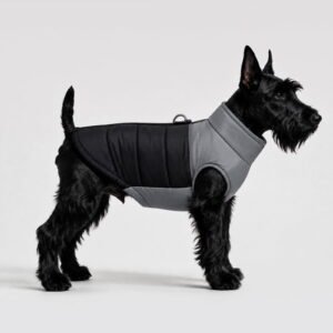 Warm Dog Winter Coat Waterproof Dog Jacket, 3-Layer Windproof Cold Weather Pet Vest with Thick Cotton Padding & Fleece Lining, Reflective Apparel for Small Medium Large Dogs